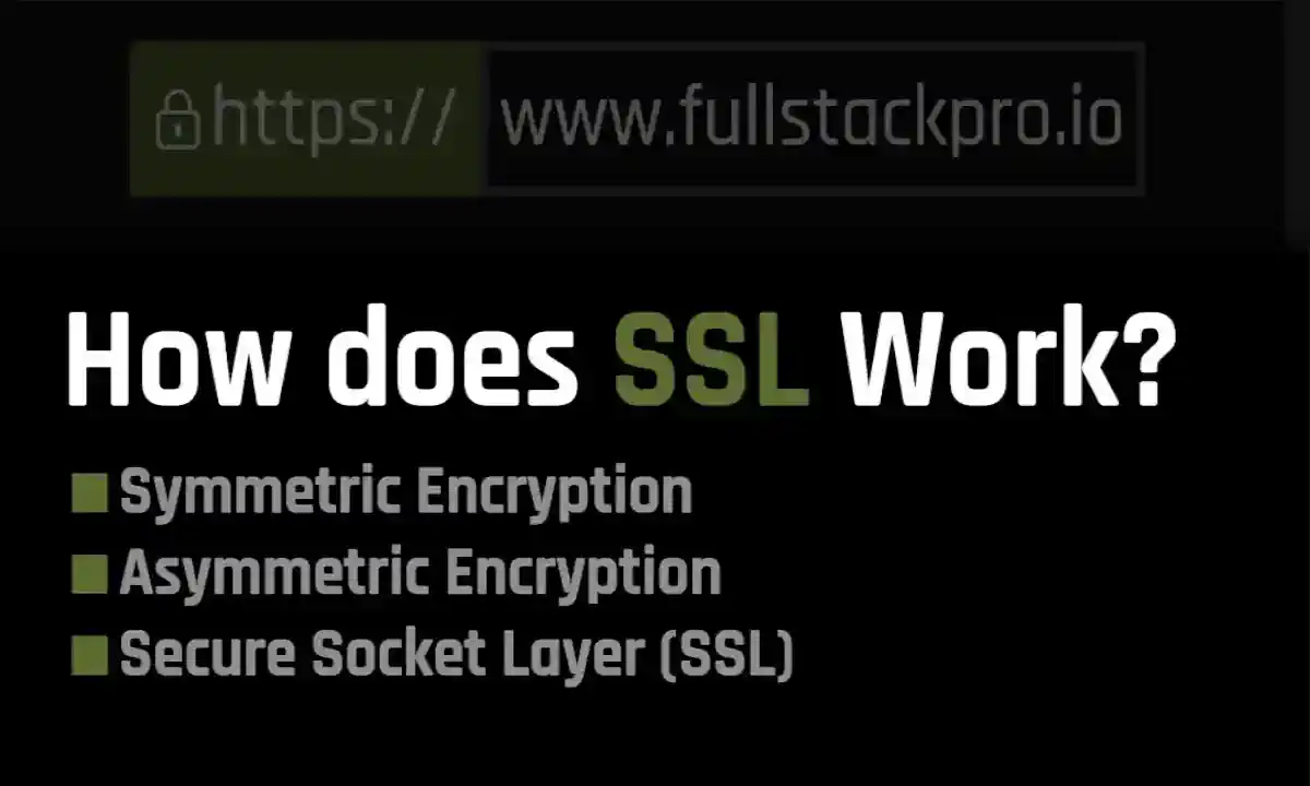 How does Secure Socket Layer (SSL) work?